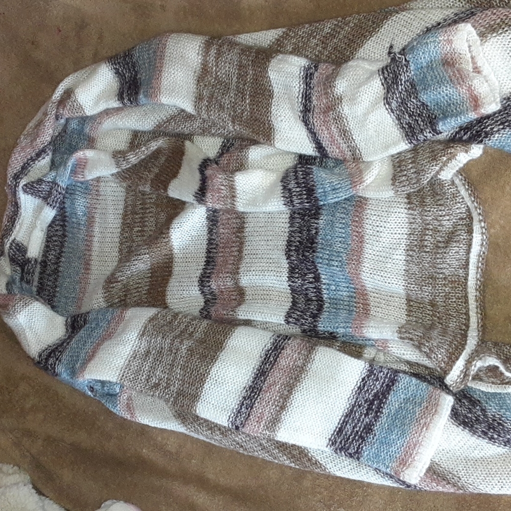 Almost famous Cardigan. Size large, stripped.